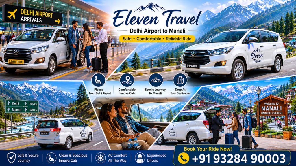 delhi to manali taxi service